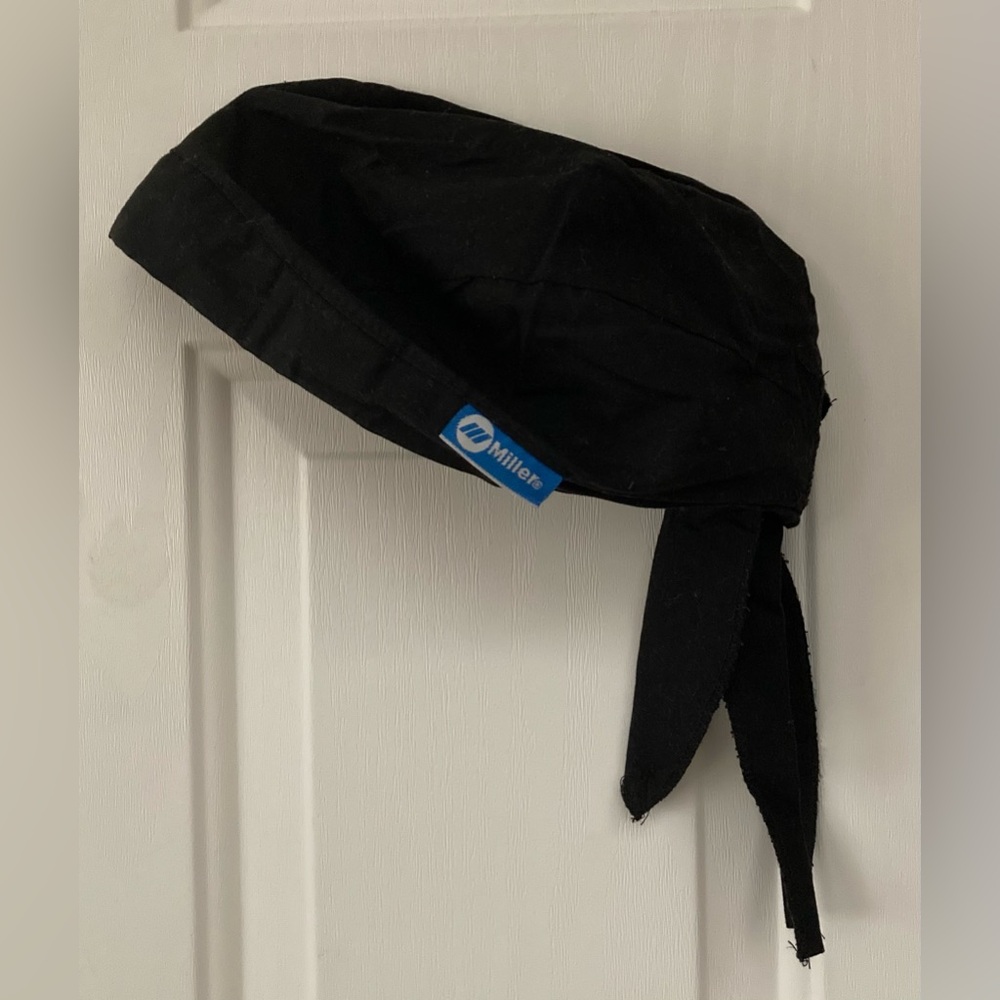 ✔️💥👨‍🏭💥✔️Miller 250904 Head Threads Black Welding Bandana